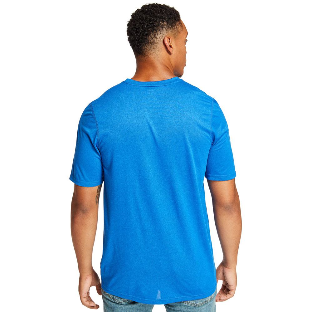 Camisetas Timberland Hombre Pro® Big & Tall Wicking Good Sport Short-Sleeve Azules - Chile EWI-68794